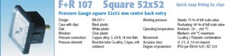    ,   ,  F+R 107 Square 52x52